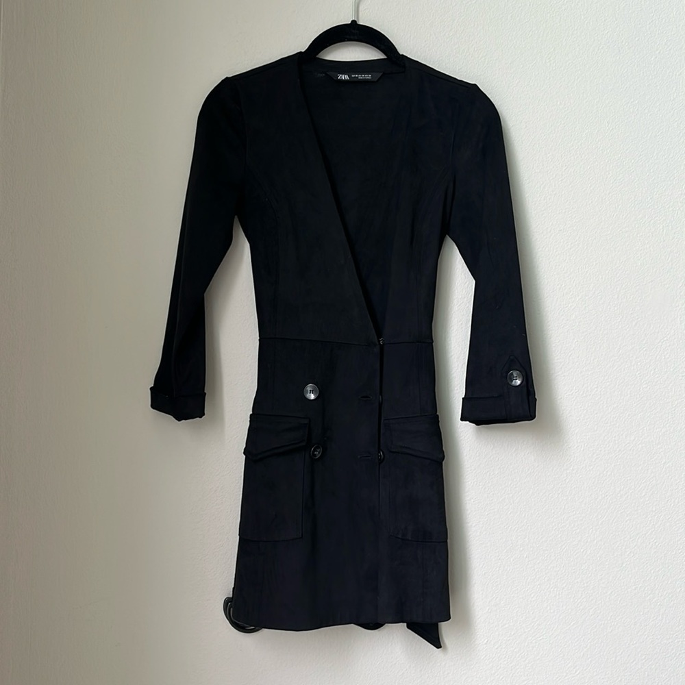 Zara Faux Suede Romper